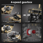 Cada 3935Pcs technical Armored SUV  Car Buggy Trucks Pickup Bricks City Off-road Remote Control Car Building Blocks Toy Gifts