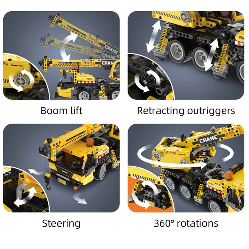 Cada 693Pcs City WheelLoader Car Heavy Mining Truck Building Blocks DIY Engineering Excavator Bricks Toy For Kids Gift