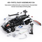 Cada 417Pcs STEM classic style RC City APP Remote Control Vehicle Compatible Racing Car Sports Car Bricks Toys For Children Gift