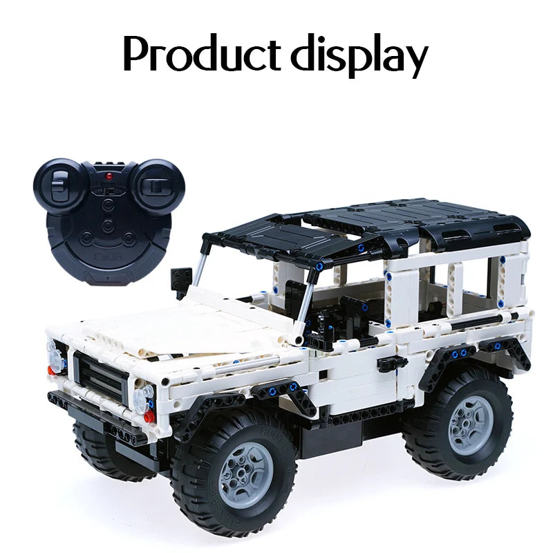 Cada 533Pcs Defender Remote Control Car Building Blocks For RC Car Model SUV City Brick Toys For Children Boys