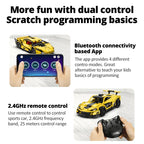 Cada 417Pcs STEM classic style RC City APP Remote Control Vehicle Compatible Racing Car Sports Car Bricks Toys For Children Gift