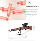 653 Pcs SWAT Military WW2 Weapon 98K Sniper gun sighting telescope Models Building Blocks Compatible GUN Blocks Toys Gifts