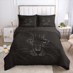 3D Bedding Set Comforter Duvet Cover Pillowcases Luxury Bed Linens Bed Set Queen King Europe Russia Size Black Eagle