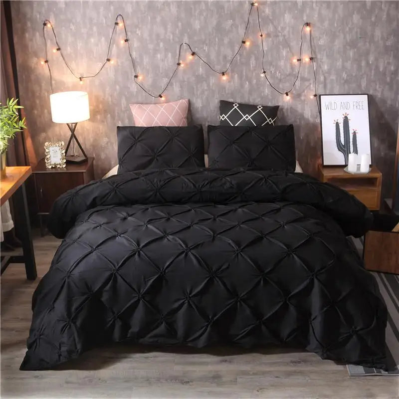 Luxury Duvet Cover Sets – Black & White Bedding for Ultimate Comfort - No Sheet