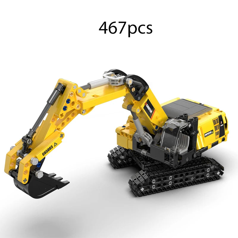 Cada 693Pcs City WheelLoader Car Heavy Mining Truck Building Blocks DIY Engineering Excavator Bricks Toy For Kids Gift