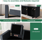 HONBAY Convertible Sectional Sofa, L Shaped Couch with Reversible Chaise for Small Space, Dark Grey - Grand Goldman