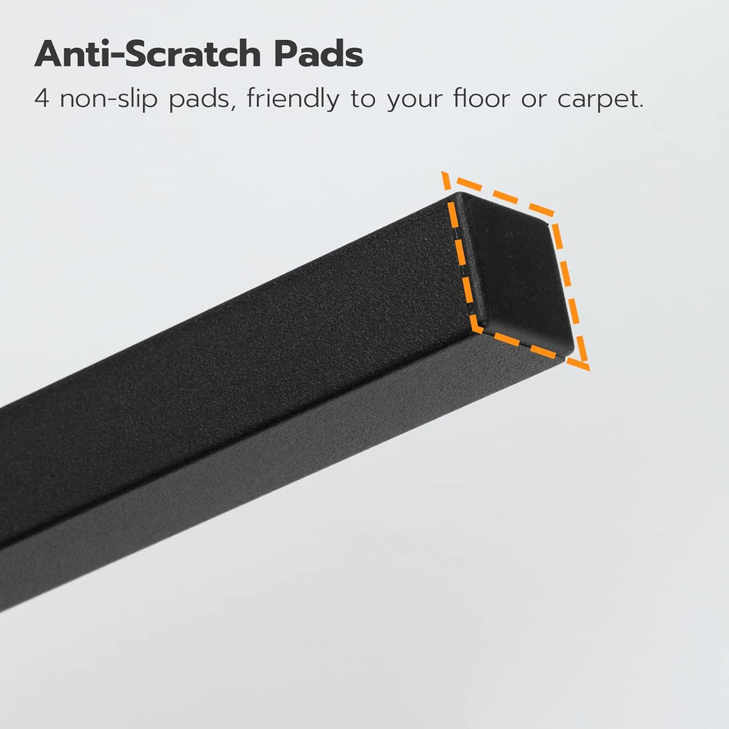 HOOBRO Bar Stools, Set of 2 Bar Chairs, 23.6 Inch Saddle Stools, Kitchen Counter Stools with Footrests, Industrial Stools for Dining Room, Kitchen, Counter, Bar, Rustic Brown and Black BF02MD01 - Grand Goldman