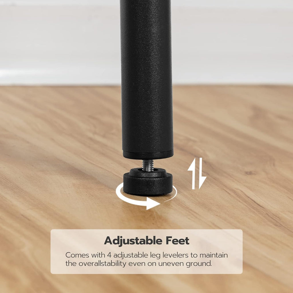 HOOBRO Bar Stools, Set of 2 Bar Chairs, Kitchen Round Height Stools with Footrest, Breakfast Bar Stools, Sturdy Steel Frame, for Dining Room, Kitchen, Party, Easy Assembly, Rustic Brown BF03BY01 - Grand Goldman