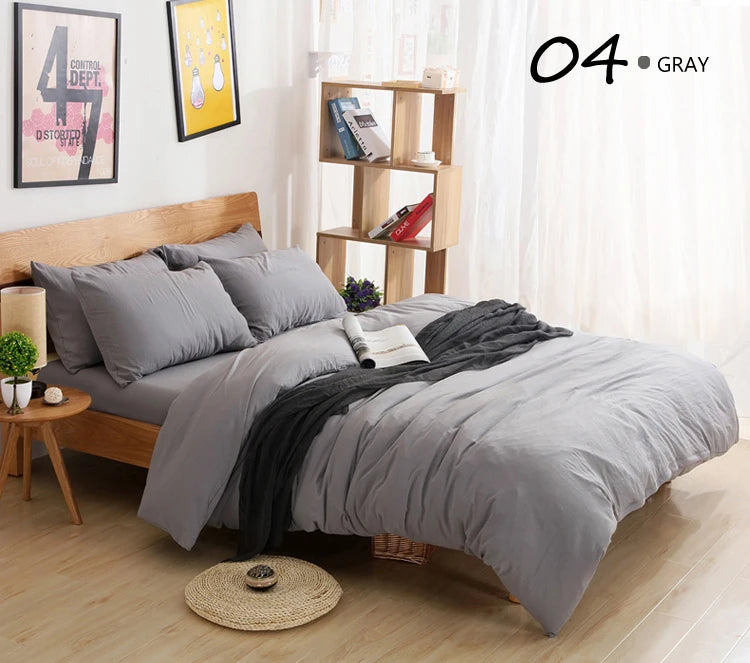 Siyah Yatak Takımı Rusya Euro Aile Boyutu Yatak Örtüsü Seti Yatak Setleri Özel Boyut Yatak Kılıfları Tekli Kraliçe İkili Süper Kral