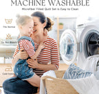 HYLEORY Quilt Set Full/Queen Size - Soft Lightweight Quilts Summer Quilted Bedspreads - Reversible Coverlet Bedding Set for All Season 3 Piece (1 Quilt, 2 Pillow Shams) - Dark Grey - Grand Goldman