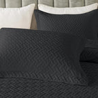 HYLEORY Quilt Set Full/Queen Size - Soft Lightweight Quilts Summer Quilted Bedspreads - Reversible Coverlet Bedding Set for All Season 3 Piece (1 Quilt, 2 Pillow Shams) - Dark Grey - Grand Goldman