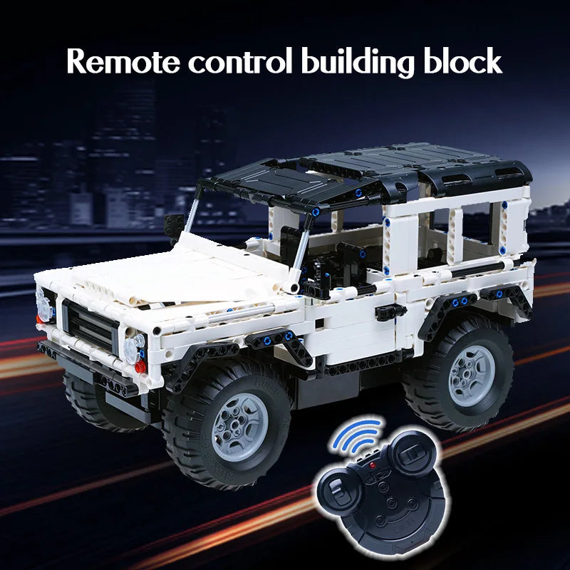 Cada 533Pcs Defender Remote Control Car Building Blocks For RC Car Model SUV City Brick Toys For Children Boys