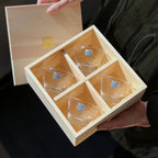 Hammer Pattern Small Wine Cup Birthday Gift Japanese Tea Set - Grand Goldman