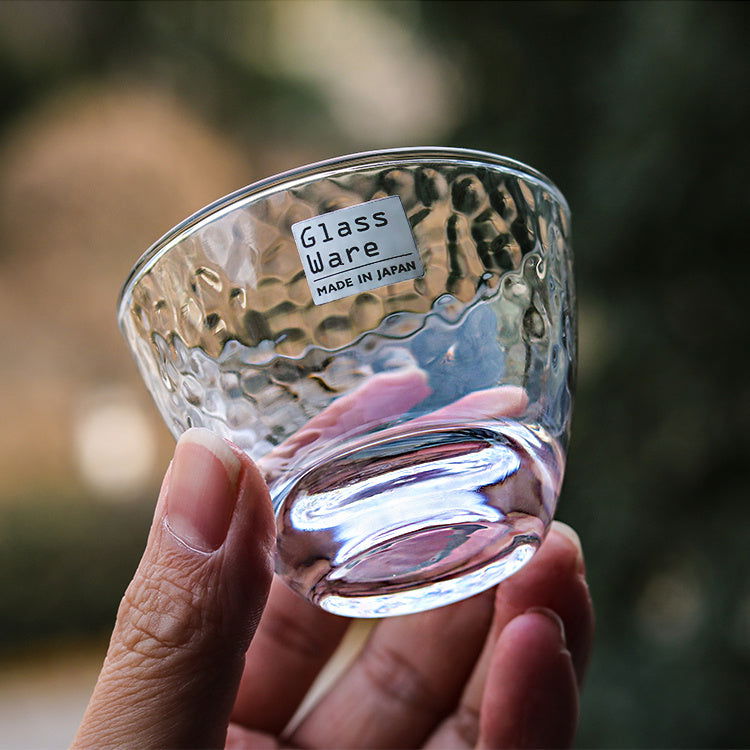 Hammer Pattern Small Wine Cup Birthday Gift Japanese Tea Set - Grand Goldman