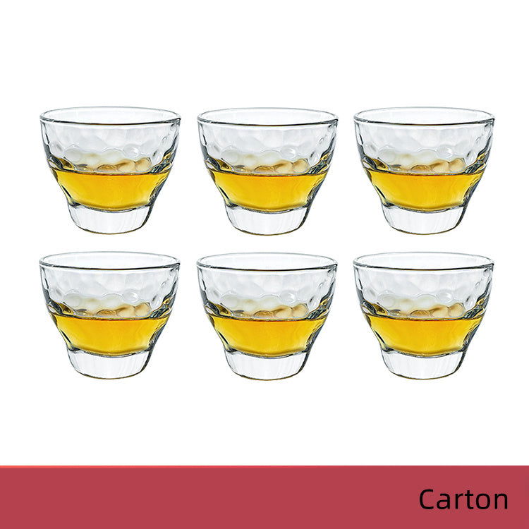 Hammer Pattern Small Wine Cup Birthday Gift Japanese Tea Set - Grand Goldman