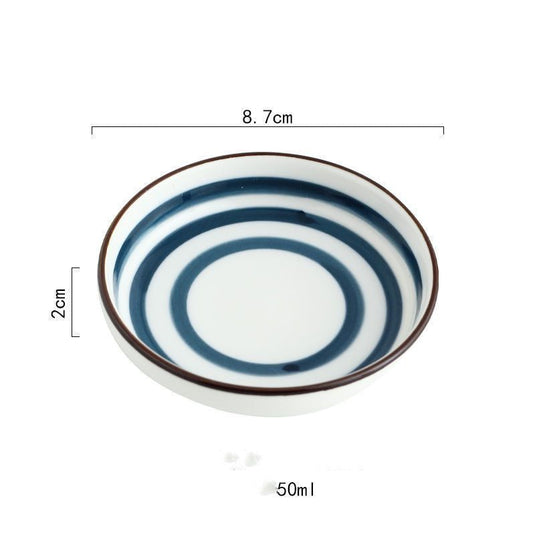 Hand-painted Ceramic Tableware Japanese Style Seasoning Dish - Grand Goldman