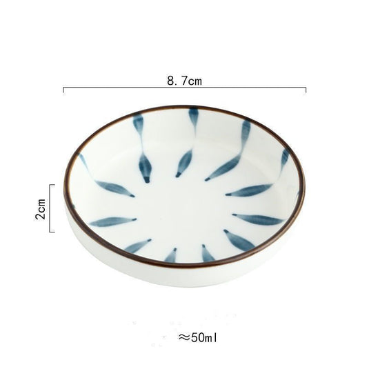 Hand-painted Ceramic Tableware Japanese Style Seasoning Dish - Grand Goldman