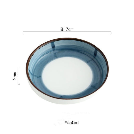 Hand-painted Ceramic Tableware Japanese Style Seasoning Dish - Grand Goldman