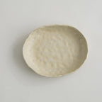 Hand-squeezed shallow dish Japanese food container - Grand Goldman