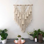 Hand-woven Pendant Macrame Wall Hanging Boho Woven Tapestry Bohemian Crafts Room Decoration Gorgeous Tapestry For Home Decor - Grand Goldman