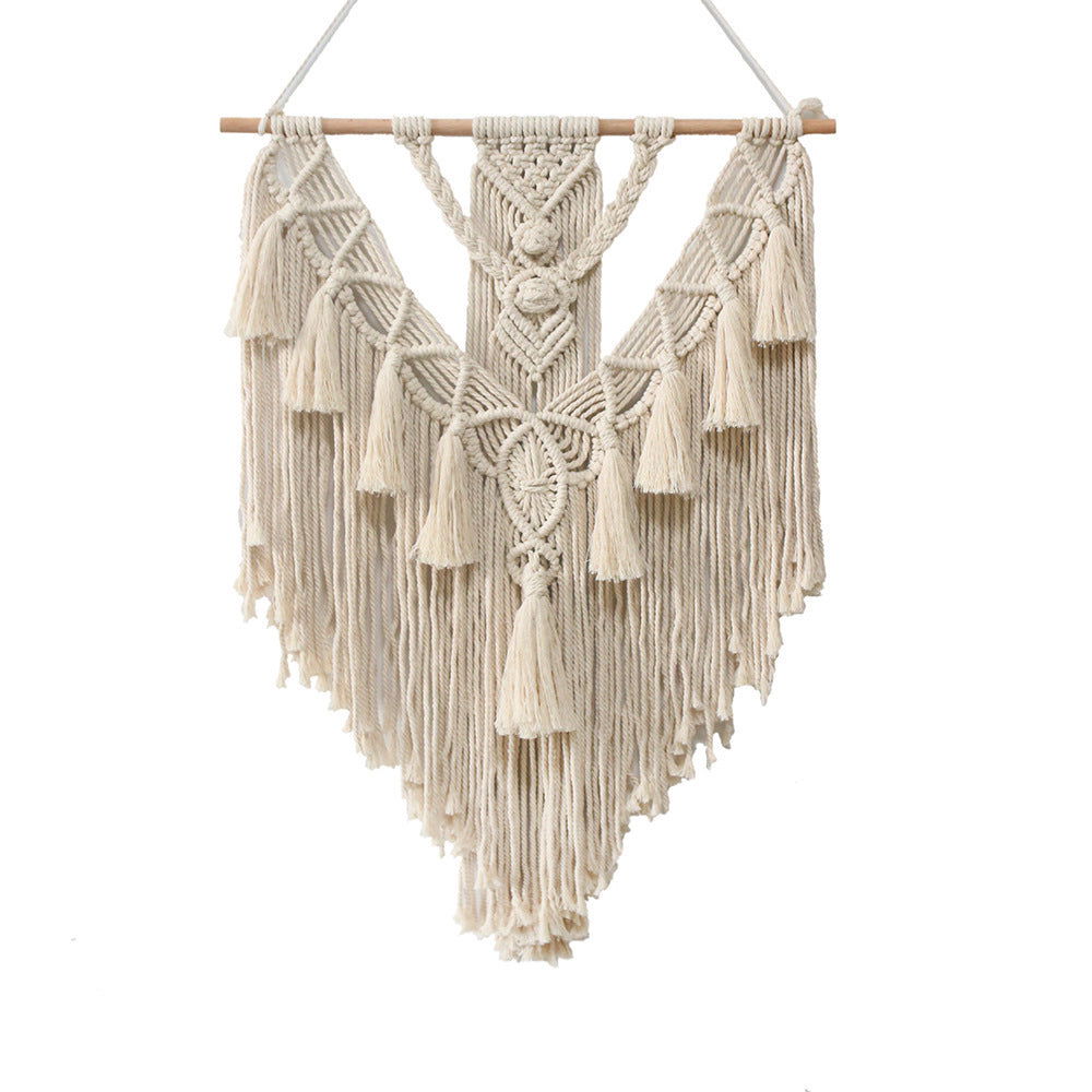 Hand-woven Pendant Macrame Wall Hanging Boho Woven Tapestry Bohemian Crafts Room Decoration Gorgeous Tapestry For Home Decor - Grand Goldman