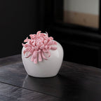 Hand Held Ceramic Flower Vase Pink - Grand Goldman