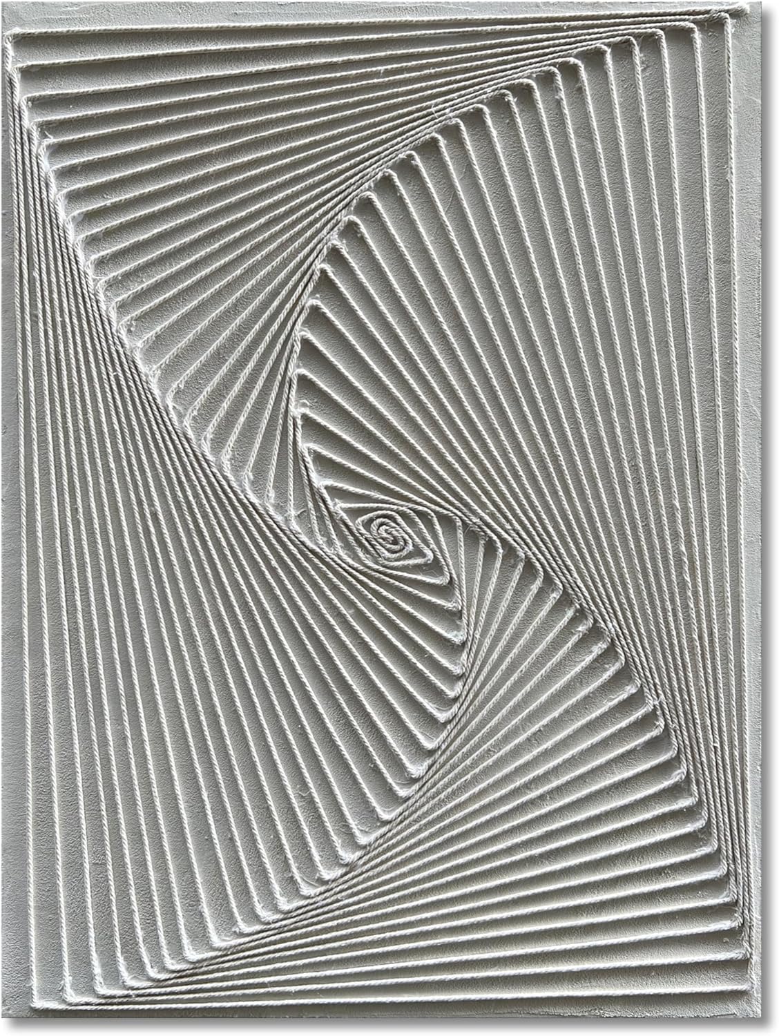 Hand Painted Modern Black and White Art Oil Painting White Plum Blossom Painting 24x48 inch Canvas Wall Art Home Wall Decorative Art - Grand Goldman