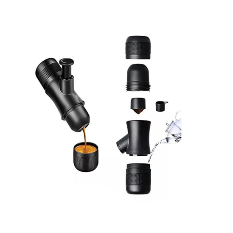 Hand Pressure Portable Coffee Machine Italian Office Outdoor Household Manual - Grand Goldman