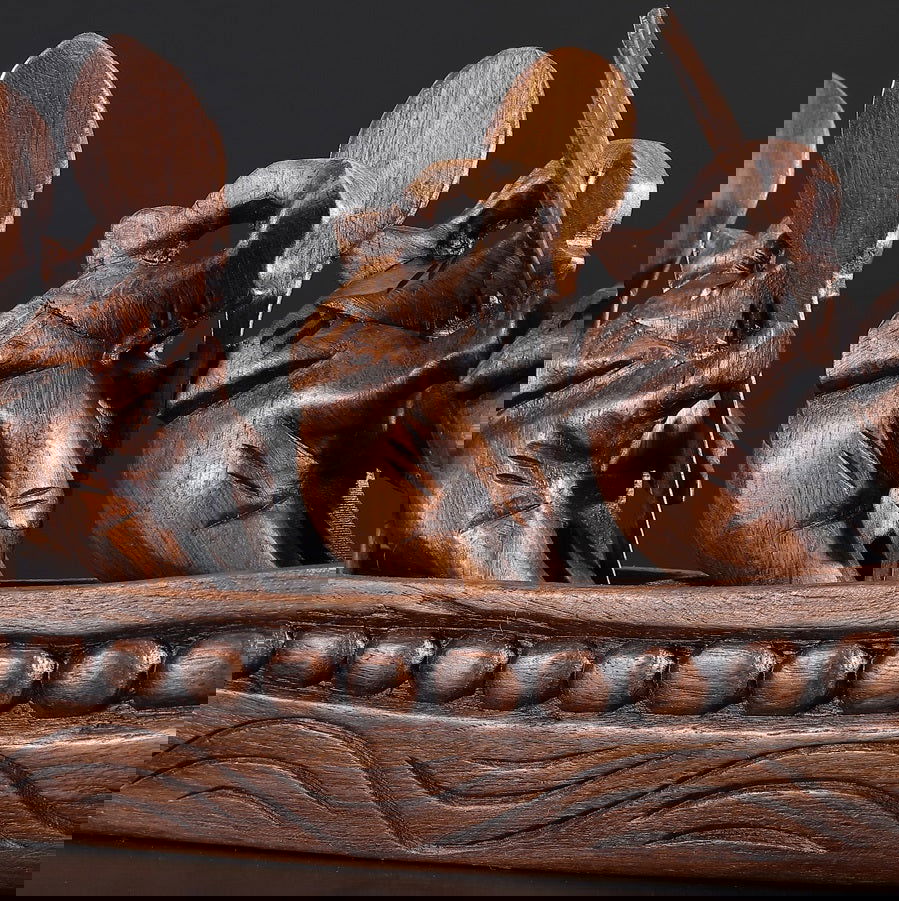 Handmade Creative Wood Carving Home Crafts - Grand Goldman