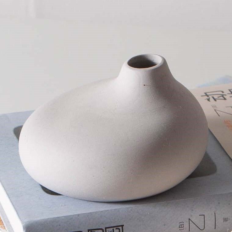 Handmade Religious Clay Flower Vase Small Ceramic Vase - Grand Goldman