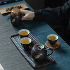 Handmade Silver Spot Kung Fu Tea Set - Grand Goldman