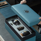 Handmade Silver Spot Kung Fu Tea Set - Grand Goldman