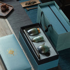 Handmade Silver Spot Kung Fu Tea Set - Grand Goldman