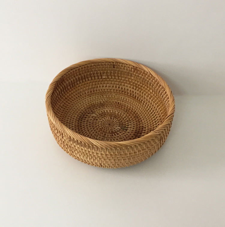 Handmade rattan home storage basket - Grand Goldman