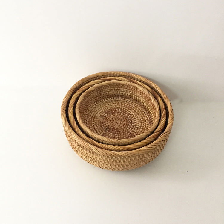 Handmade rattan home storage basket - Grand Goldman