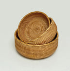 Handmade rattan home storage basket - Grand Goldman