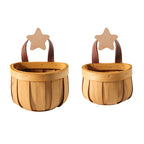 Handwoven Wall Mounted Bamboo Basket - Grand Goldman