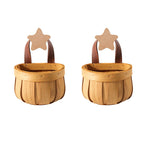 Handwoven Wall Mounted Bamboo Basket - Grand Goldman