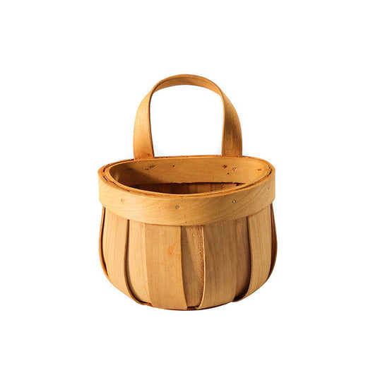 Handwoven Wall Mounted Bamboo Basket - Grand Goldman