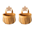 Handwoven Wall Mounted Bamboo Basket - Grand Goldman