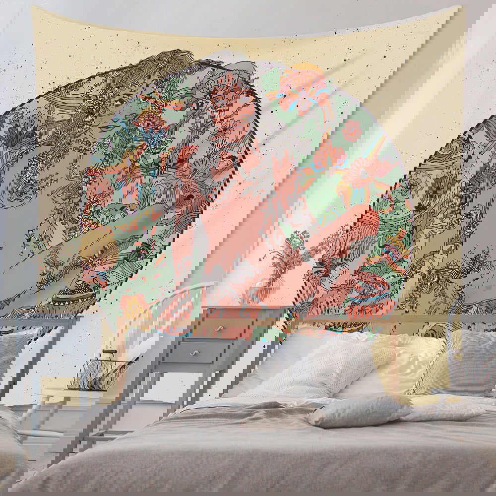 Hanging Mandala Decorative Cloth Tapestry - Grand Goldman