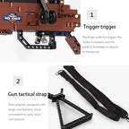 653 Pcs SWAT Military WW2 Weapon 98K Sniper gun sighting telescope Models Building Blocks Compatible GUN Blocks Toys Gifts