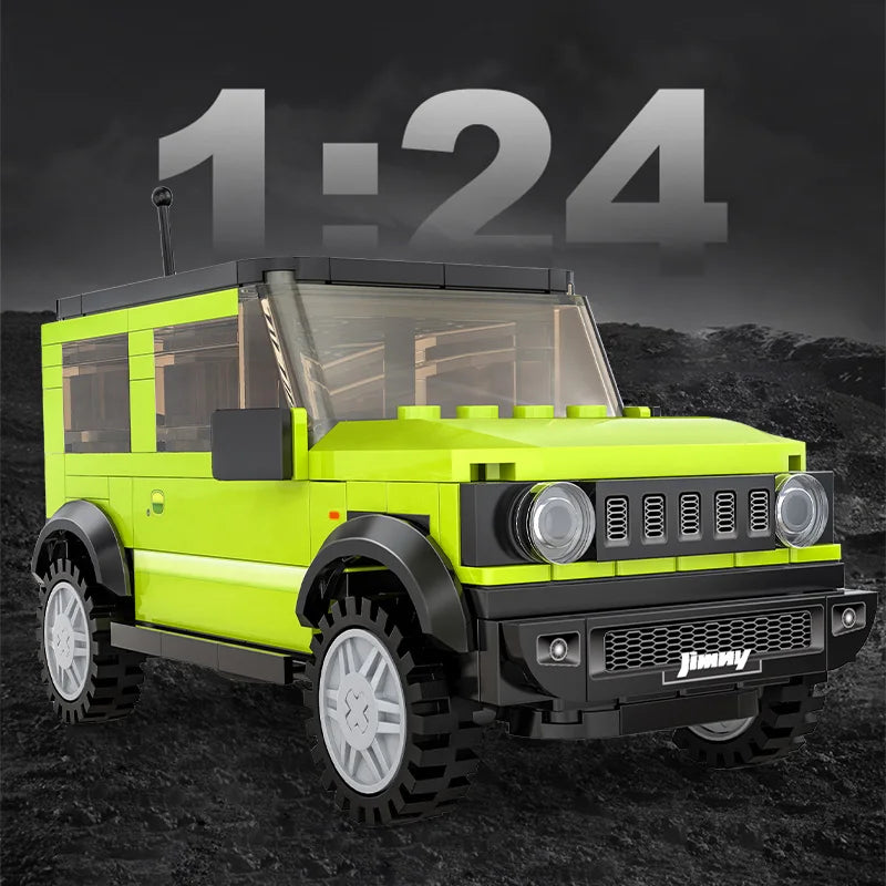 Cada 1:24 City SUV Compatible Off-road Racing Car Vehicle Building Block Classic Bricks Toys For Children Gift
