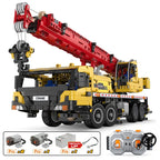 Cada City Remote Control Engineering Vehicle Truck Crane Building Blocks MOC RC Car Bricks DIY Toys For Children Gifts