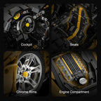 Cada 3187PCS City technical Drift Racing Car Building Blocks Remote Control Super Sports Vehicle Bricks Children Boys Gifts Toys