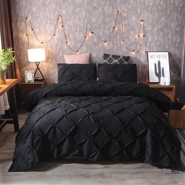 Luxury Duvet Cover Sets – Black & White Bedding for Ultimate Comfort - No Sheet