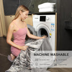 Heated Blanket Electric Throw, Heating Blanket Soft Sherpa Flannel Throw, Heat Blankets for Home & Office Machine Washable Overheating Protection 8 Hours Auto Off 10 Fast Heating Levels - Grand Goldman