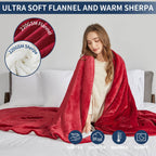 Heated Electric Blanket Blanket - Electric Throw Blanket 72"x84" for Bed- Heated Blanket with 5 Heating Levels& 4 Hours Auto off for Couch Home Office - Soft Fleece Heating Blanket for Full Body(Grey) - Grand Goldman