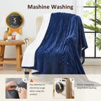 Heated Electric Blanket Blanket - Electric Throw Blanket 72"x84" for Bed- Heated Blanket with 5 Heating Levels& 4 Hours Auto off for Couch Home Office - Soft Fleece Heating Blanket for Full Body(Grey) - Grand Goldman