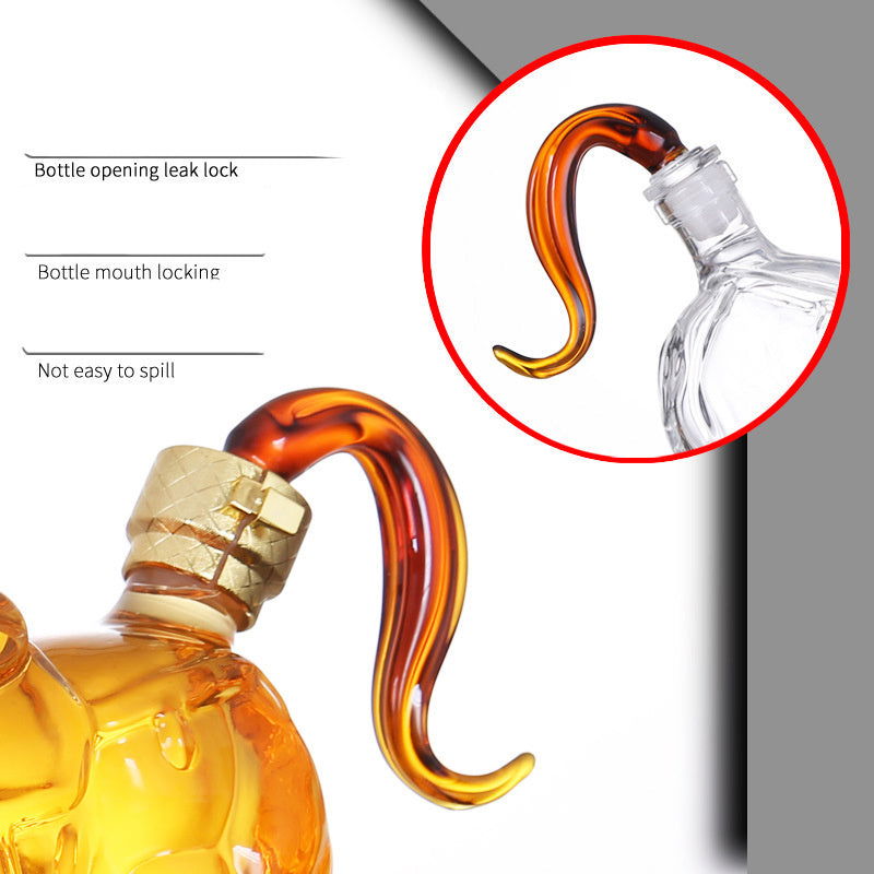 High Borosilicate Glass Craft Wine Bottle Health Wine Ginseng Wine Bottle - Grand Goldman